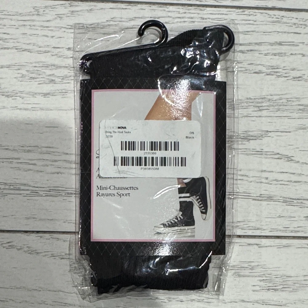 Leg Avenue Black Ankle Socks